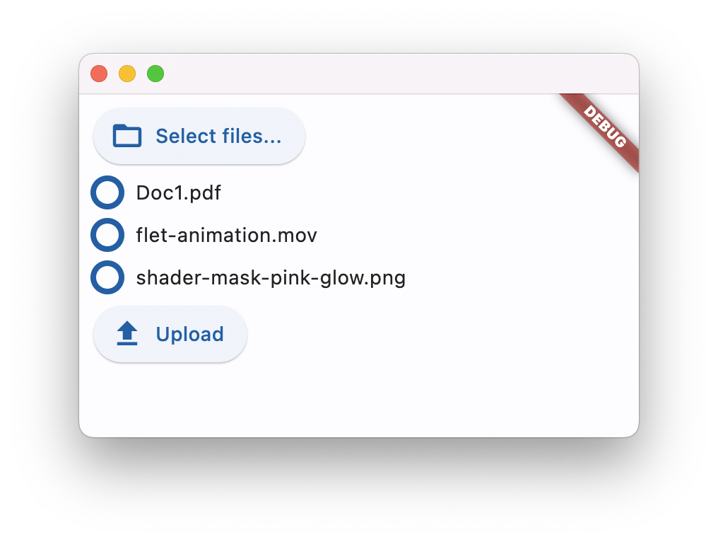 File picker multiple uploads